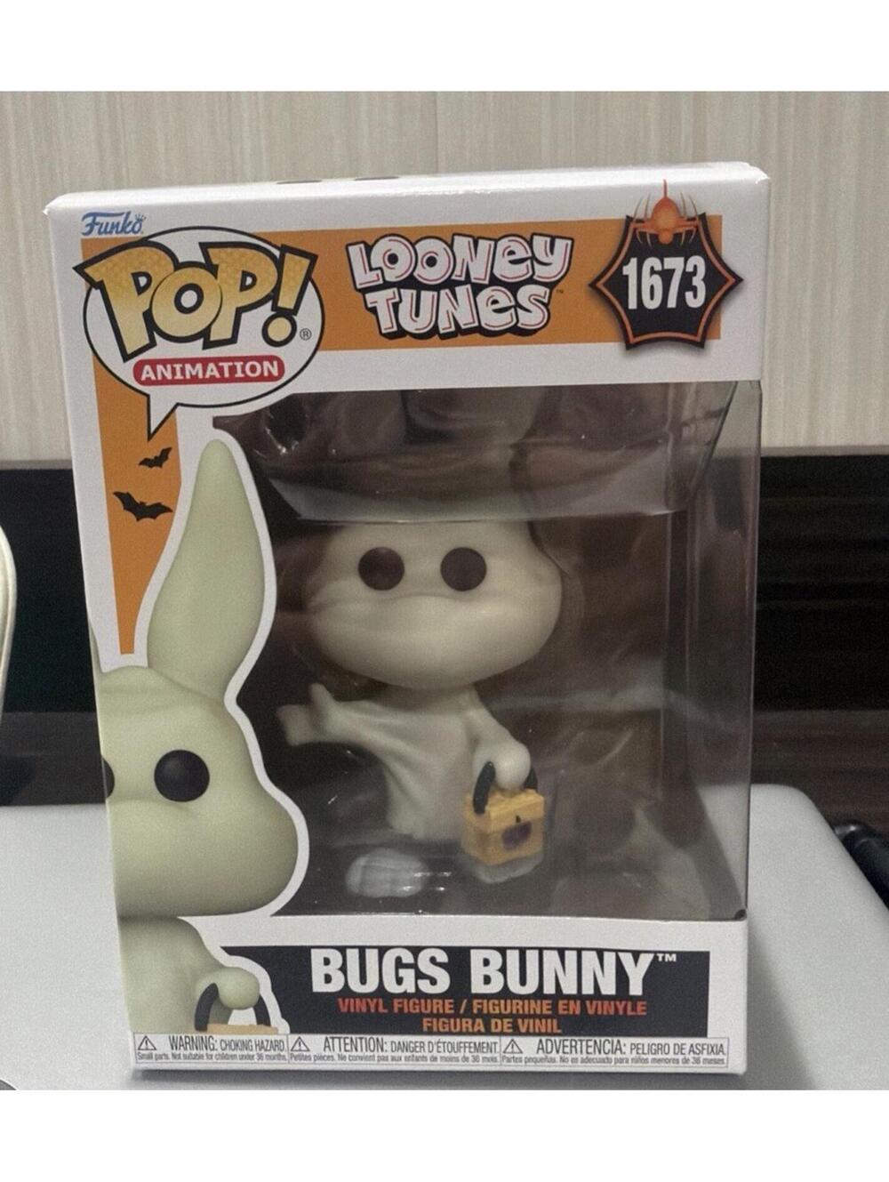 Funko Pop! Vinyl: Looney Tunes - Bugs Bunny  Ghost #1673 New In Box Halloween